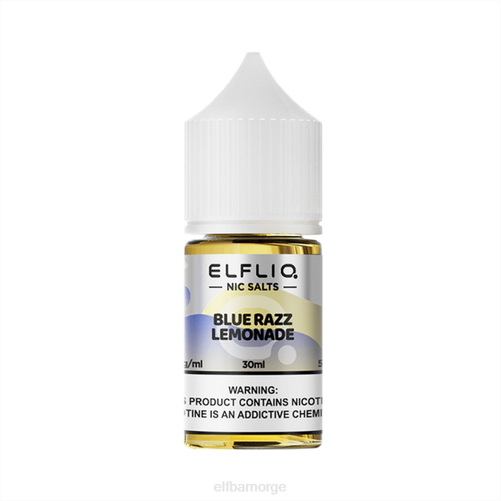 ELFBAR ELFLIQ Nic salt 30 ml Blue Razz Lemonade VDT210 Elf Bar Vape Norge