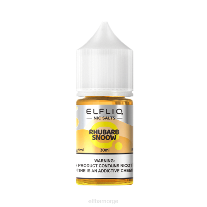 ELFBAR ELFLIQ Nic salt 30 ml Rabarbra snoow VDT226 Elf Bar Vape