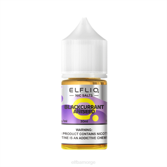 ELFBAR ELFLIQ Nic salt 30 ml Svarturanis VDT29 Elfbar Puffs