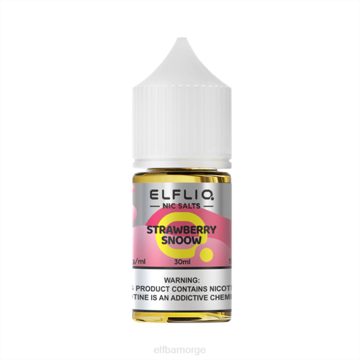 ELFBAR ELFLIQ Nic salt 30 ml jordbær snoow VDT233 Elfbar Puffs