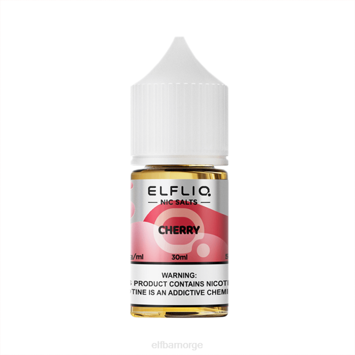 ELFBAR ELFLIQ Nic salt 30 ml kirsebær VDT213 Elf Bar Vape Norge