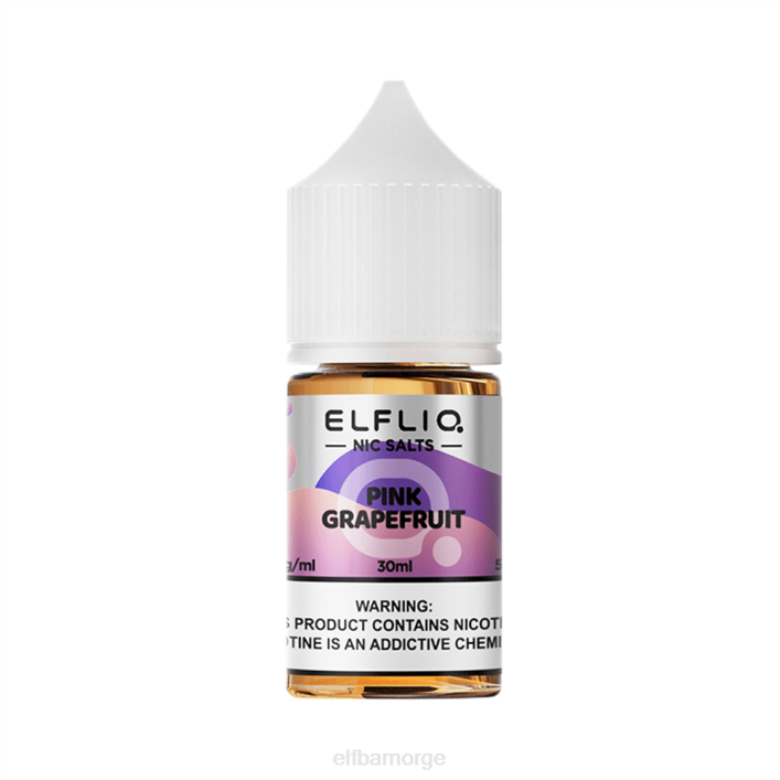 ELFBAR ELFLIQ Nic salt 30 ml rosa grapefrukt VDT224 Elfbar Puffs