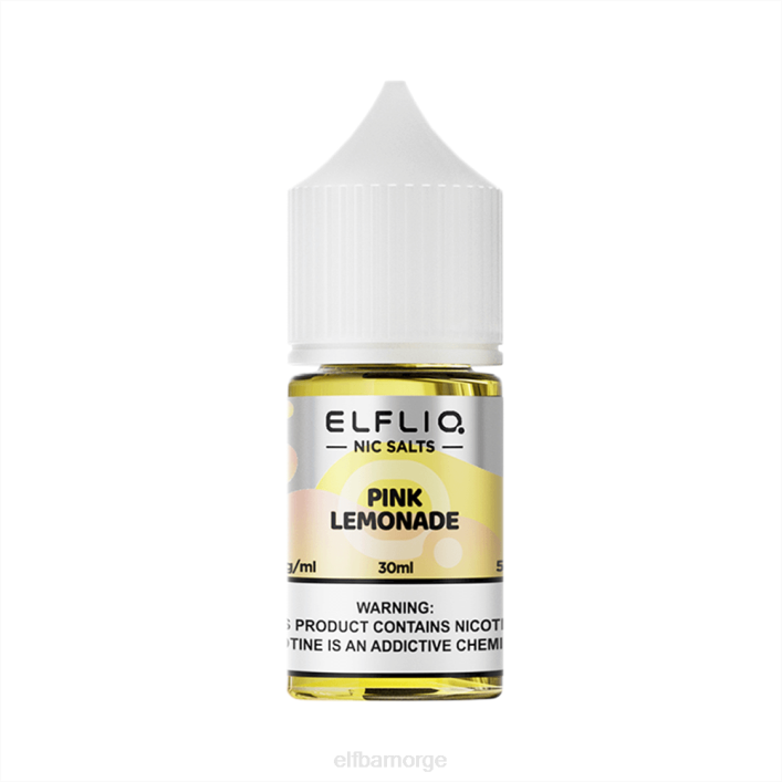 ELFBAR ELFLIQ Nic salt 30 ml rosa sitronade VDT225 Elf Bar Vape Norge