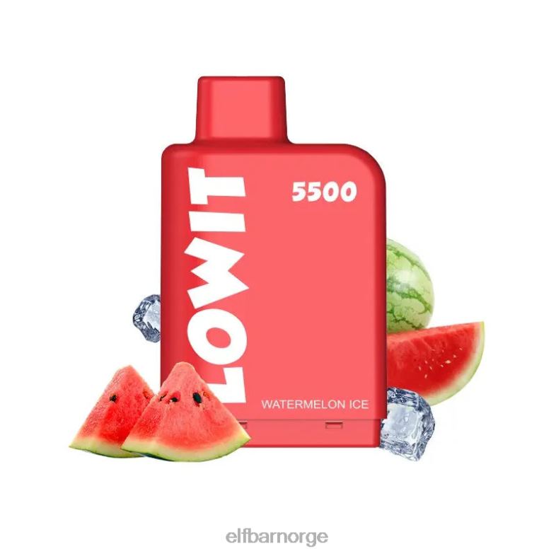 ELFBAR ferdigfylt pod lowit 5500 puffs 2%nic vannmelon is X4424145
