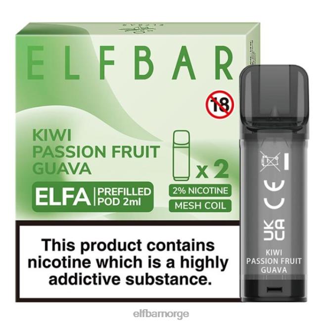 kiwi pasjonsfrukt guava