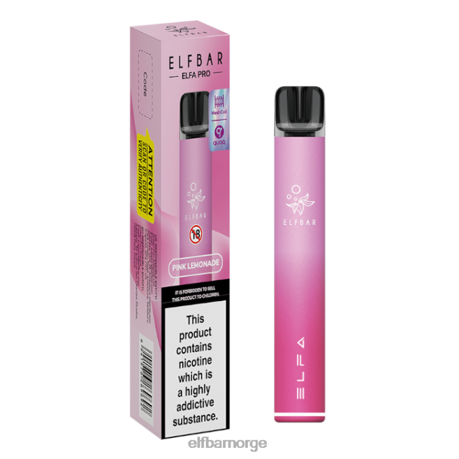 elfbar elfa pro podsett - oppladbar 86L2666 aurora blå + kiwi pasjonsfrukt ferdigfylt pod