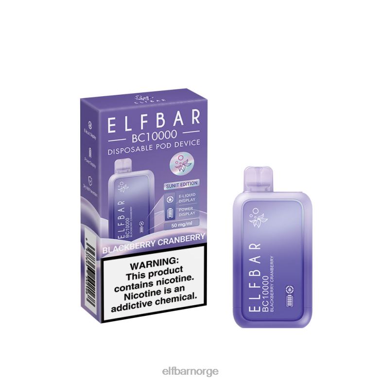 ELFBAR disponibel vape ny bc10000 10000puffs bjørnebær tyttebær X442435