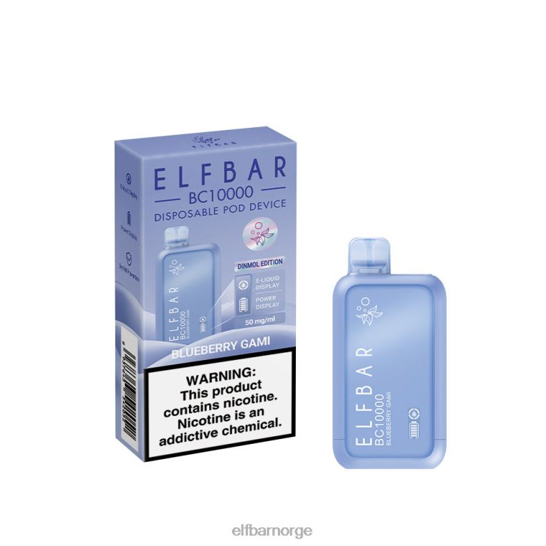 ELFBAR disponibel vape ny bc10000 10000puffs blåbær gami X442449