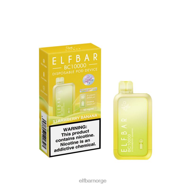 ELFBAR disponibel vape ny bc10000 10000puffs jordbær banan X442445