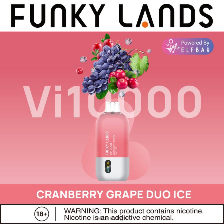 ELFBAR funky lands best flavor disponibel vape vi10000 isserie klassisk iskaffe X4424155